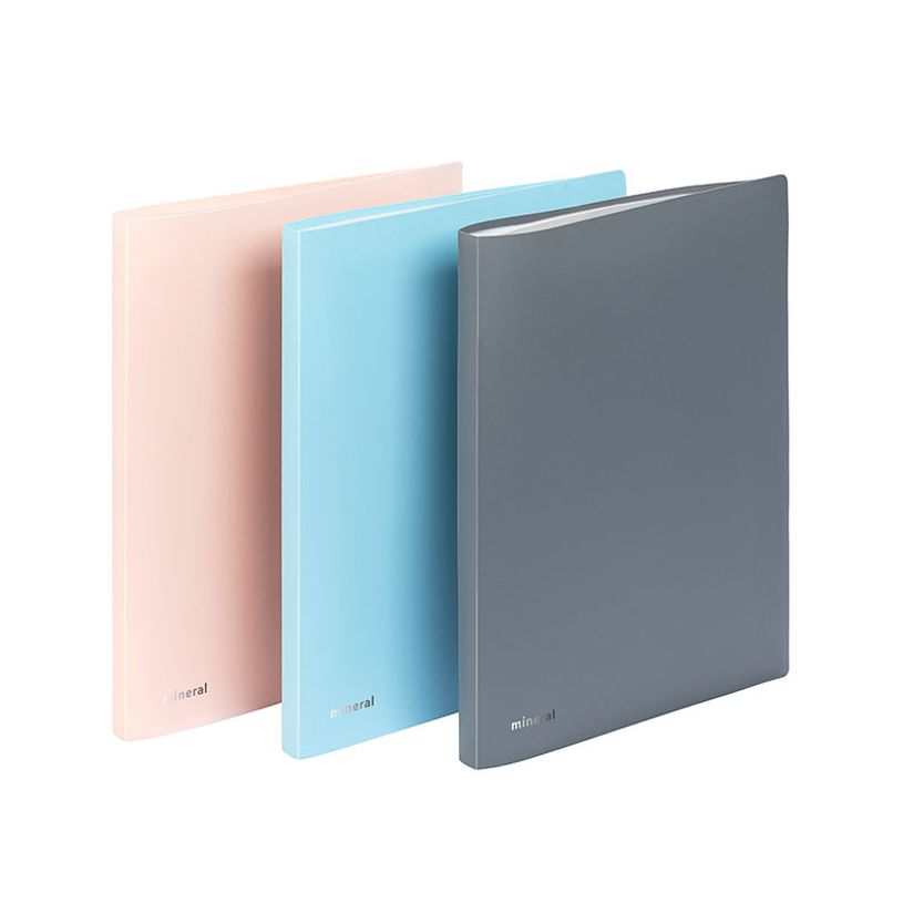 3135252681251-Porte-vues 60 vues A4 - MINERAL - Viquel--0