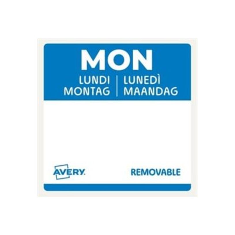 5014702152924-Avery - 1000 Etiquettes Jour Simples - LUNDI - 25x25mm - Amovibles-P_405260535_1-6