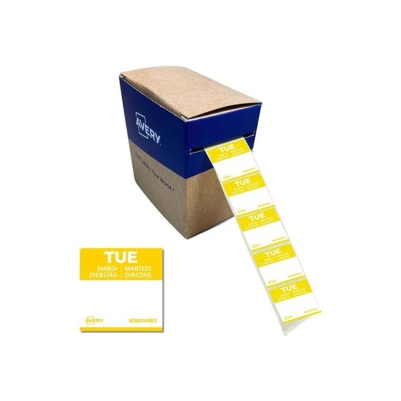 5014702152931-Avery - 1000 Etiquettes Jour Simples - MARDI - 25x25mm - Amovibles-P_405260536_1-5