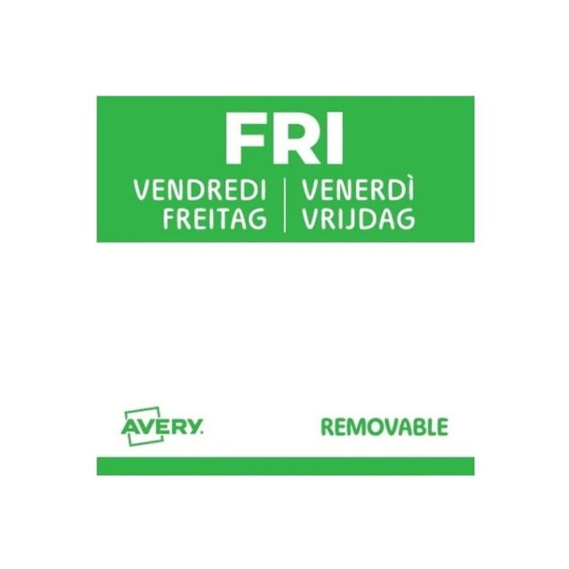 5014702152962-Avery - 1000 Etiquettes Jour Simples - VENDREDI - 25x25mm - Amovibles-P_405260539_1-2
