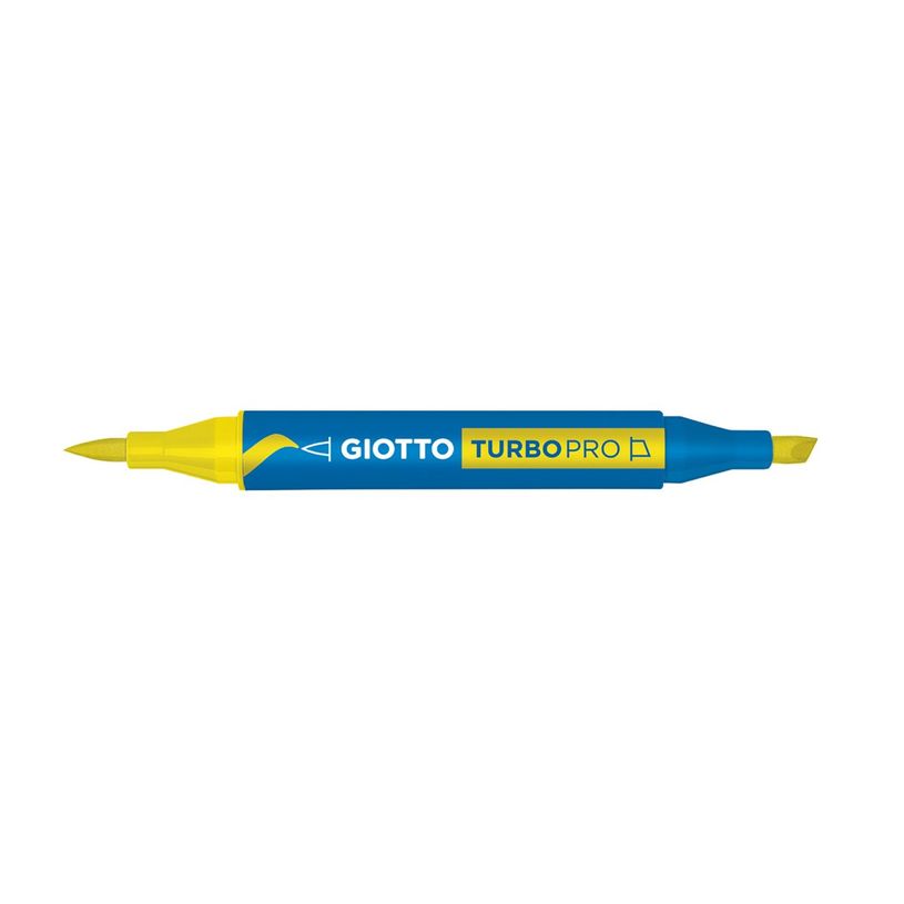 8000825059728-Giotto - Feutre double pointe jaune-P_405260593_1-0
