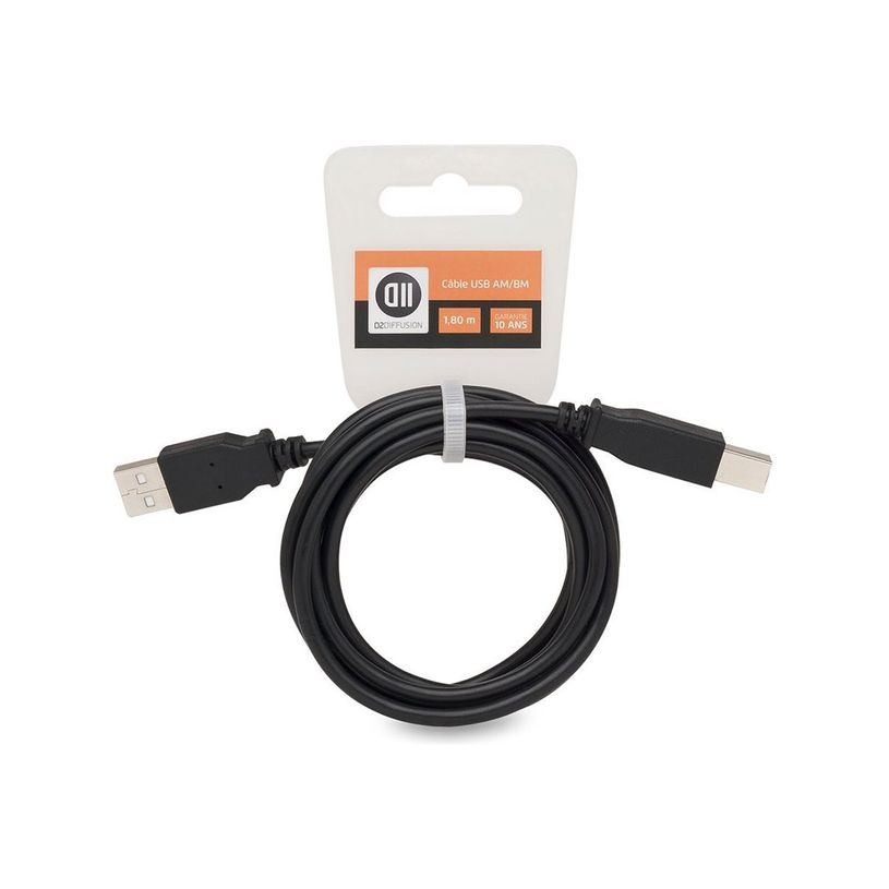 3304490850853-D2 Diffusion - Câble USB - USB (M) pour USB type B (M) - USB 2.0 - 1.8 m-P_405260599_1-0