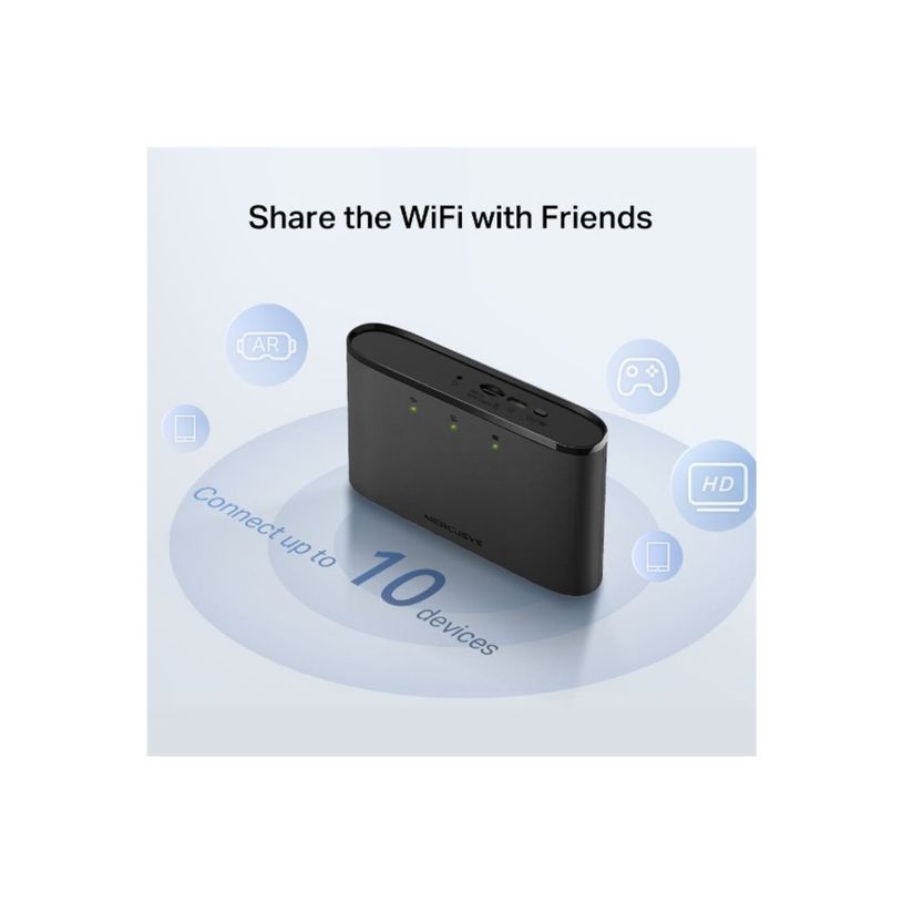 6957939001254-MERCUSYS MT110 - Point d'accès mobile - 4G LTE - 150 Mbits/s - 802.11b/g/n-P_405260605_2-3