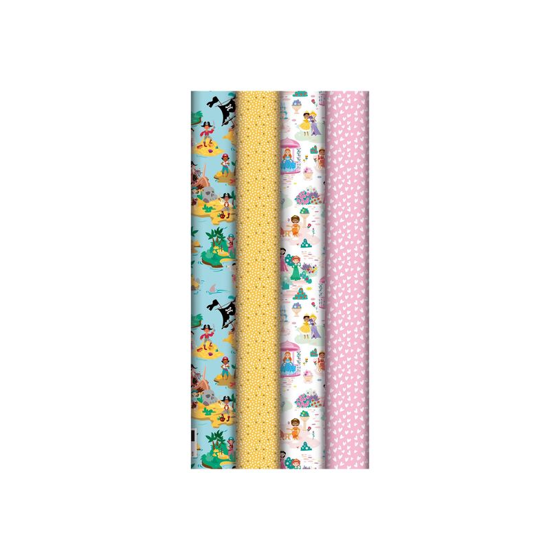 3329682021125-Clairefontaine Excellia - Emballage cadeau - 70 cm x 2 m - 80 g/m² - il était une fois --P_405260639_1-0
