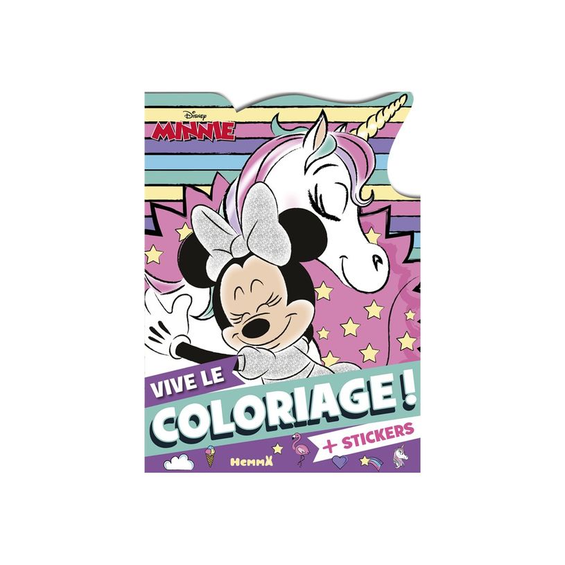 9782508059537-Minnie Licorne - Vive le coloriage ! + stickers - Disney Minnie - Livre à colorier-P_405260895_1-0