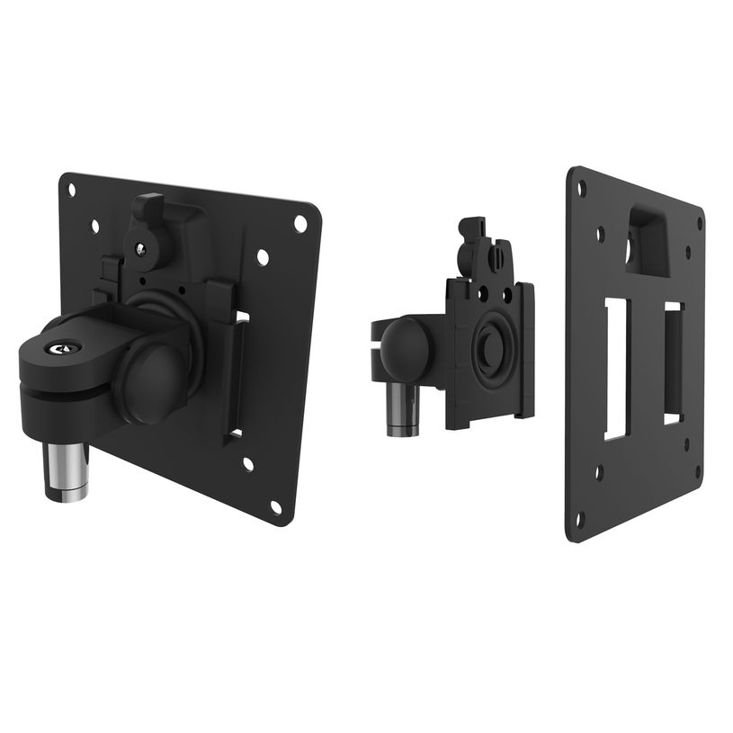 3595560043446-Unilux AXIO - Tête Vesa - 75x 75 cm - noir--0