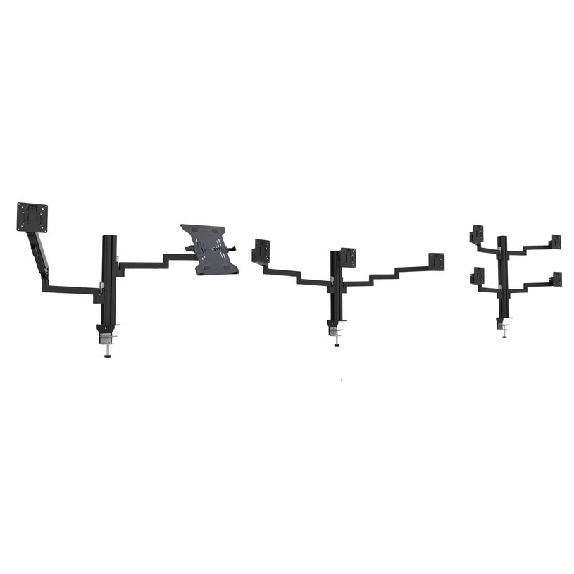 3595560042821-Unilux AXIO - Bras support pour double écran - noir--4