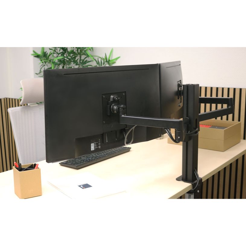 3595560042821-Unilux AXIO - Bras support pour double écran - noir--16