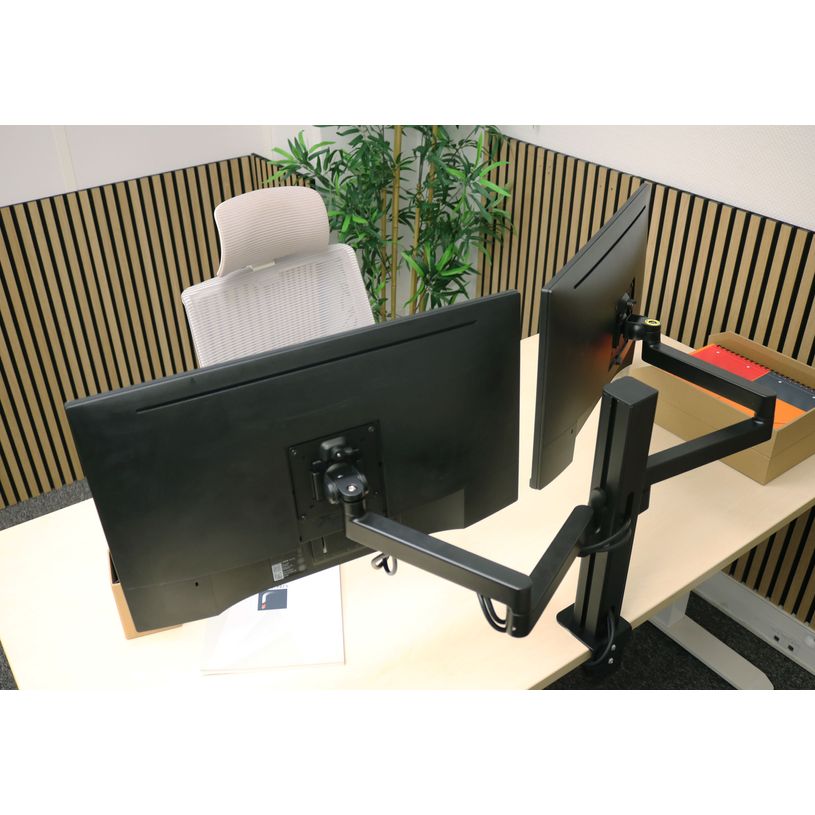 3595560042821-Unilux AXIO - Bras support pour double écran - noir--17