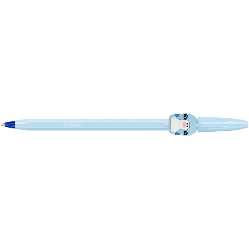 3086124154482-Bic - Cristal pastel figurines - encre bleue - moyenne - disponible dans différents modèles--0