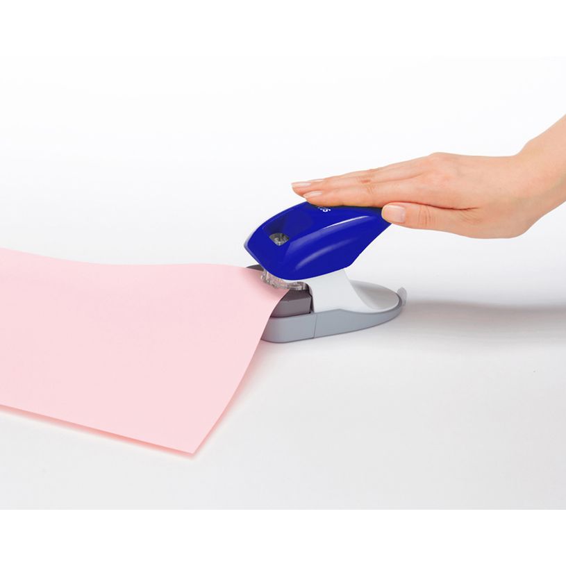 4977564613655-PLUS - Agrafeuse de bureau sans agrafe SL-112A - Bleu--2