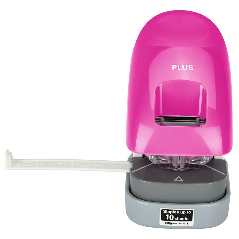 4977564613679-PLUS - Agrafeuse de bureau sans agrafe SL-112A - Rose--1