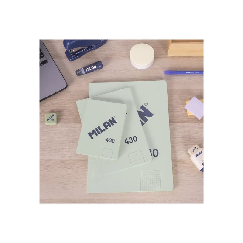 8411574112068-Milan 430 Since 1918 - Cuaderno - encolado - A6 (105 x 148 mm) - 48 hojas / 96 páginas - -P_405261351_5-1