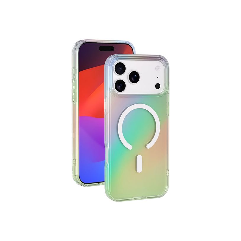 3571211544593-BIGBEN Connected Hybrid - Coque de protection pour iPhone 17 Pro - irisé transparent-P_405261568_3-2