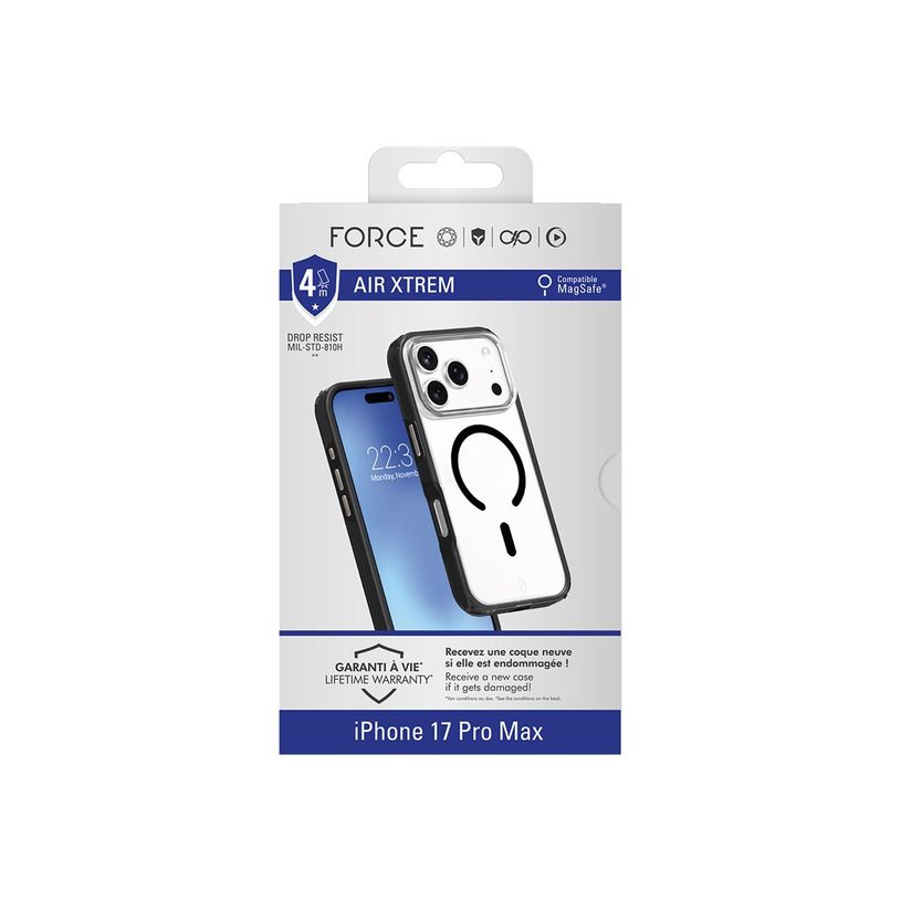 3571211548294-Force Case Air Xtrem Frost - Coque de protection pour iPhone 17 Pro Max - noir -P_405261590_1-1