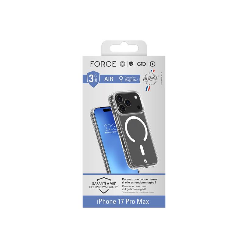 3571211545323-Force Case Air - Coque de protection pour iPhone 17 Pro Max - transparent -P_405261598_1-2
