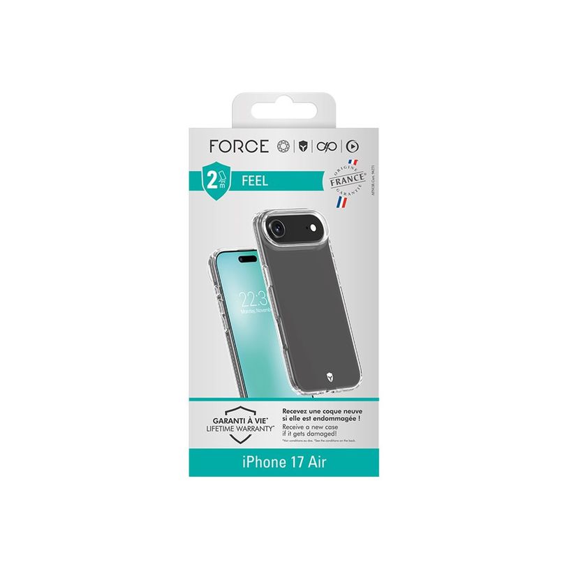 3571211545170-Force Case Feel - Coque de protection pour iPhone Air - transparent -P_405261607_1-1