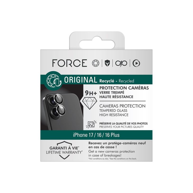 3571211545965-Force - Protecteur d'objectif pour iPhone 16 Pro, 17 - couleur de cadre noir -P_405261632_1-1
