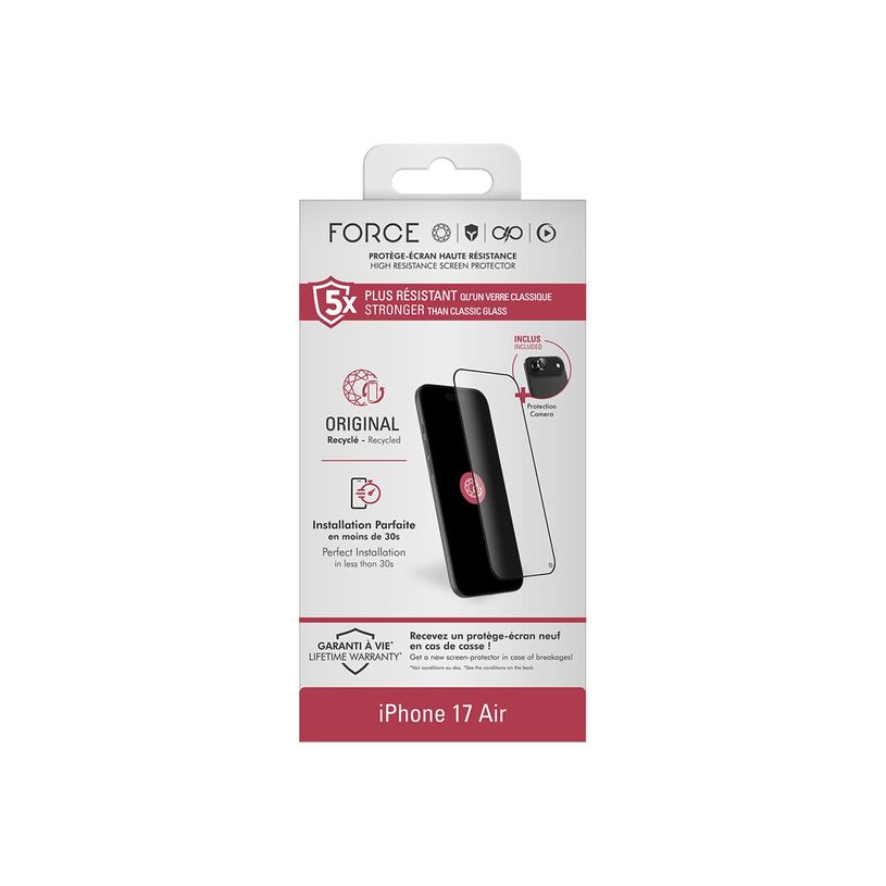 3571211547754-Force Glass - Kit de protection de l'écran / de la lentille en verre pour iPhone Air-P_405261636_1-2
