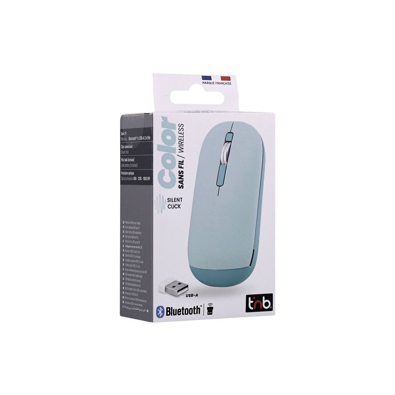 3303170122914-T'nB iClick - Souris sans fil - 3 boutons - 2.4 GHz, Bluetooth - bleu-P_405261776_7-4