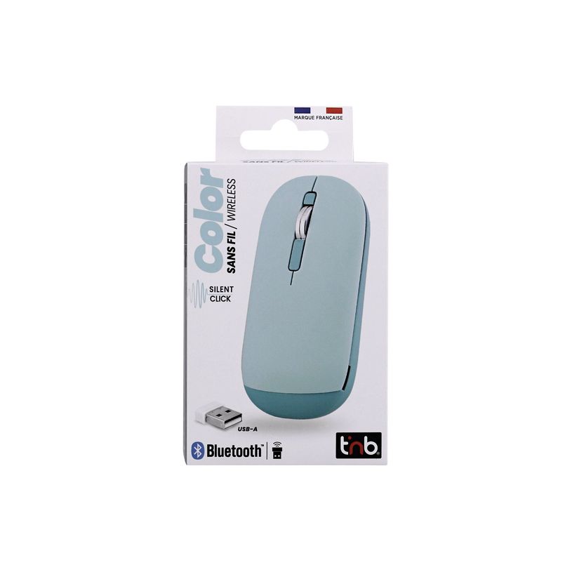 3303170122914-T'nB iClick - Souris sans fil - 3 boutons - 2.4 GHz, Bluetooth - bleu-P_405261776_8-5