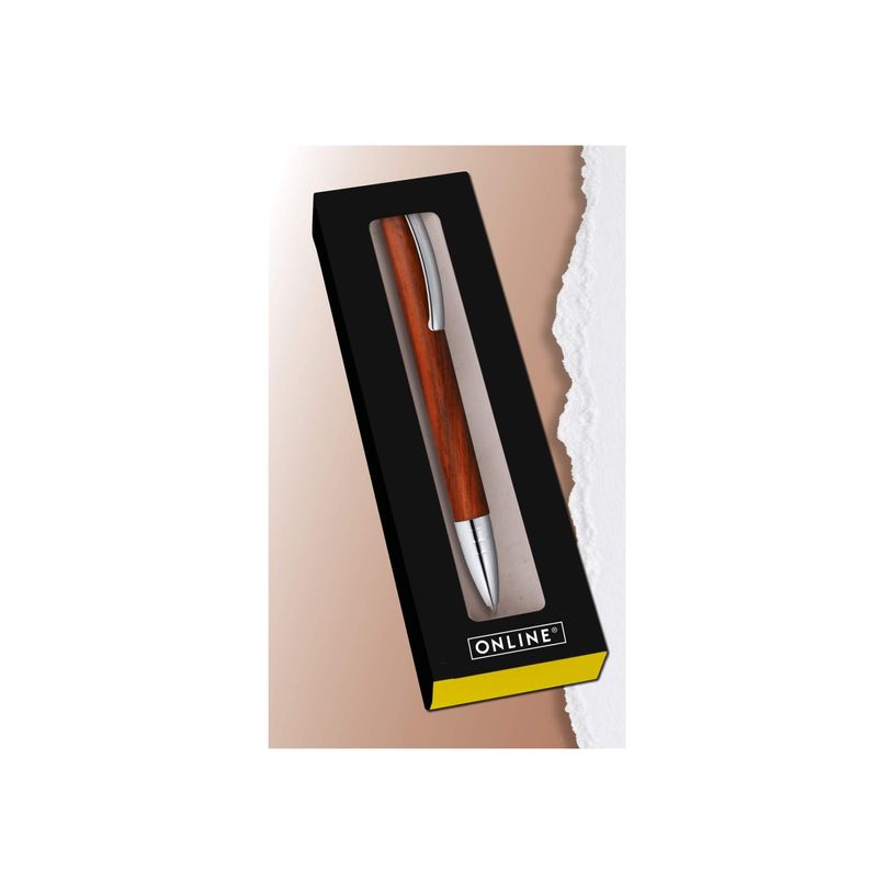 4014421361219- Online - Stylo Bille Vision Nature Rosewood Bois et Métal avec Boîte Cadeau-P_405261792_4-2