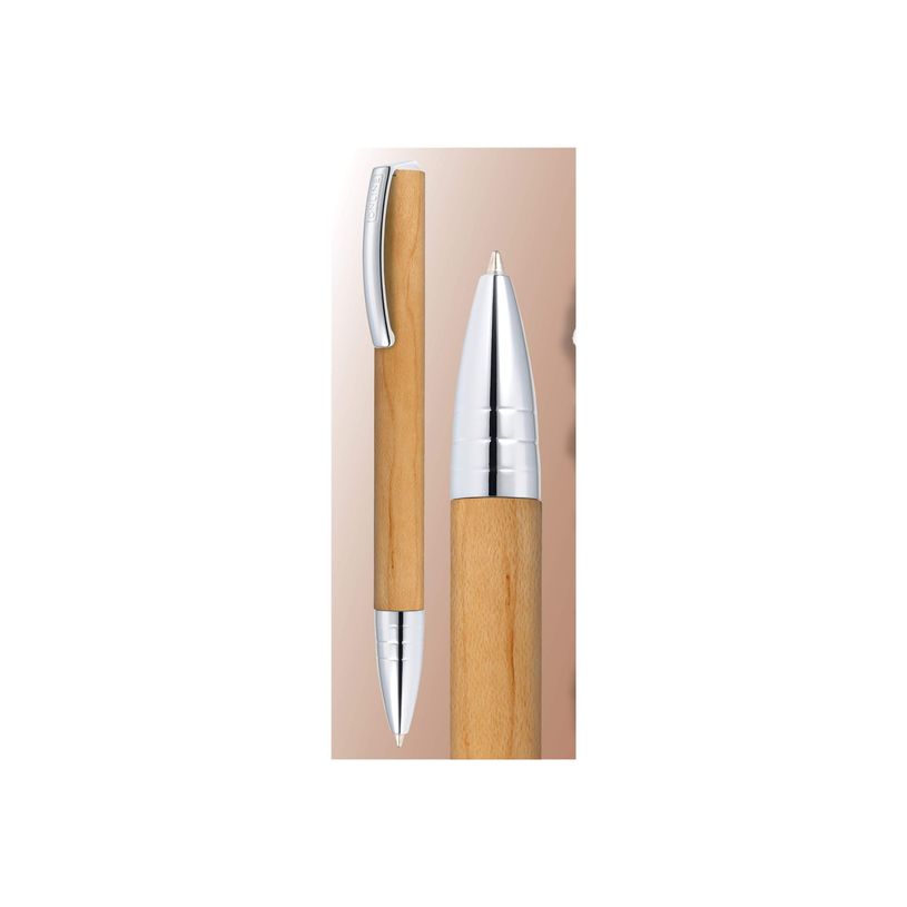4014421361226-Online - Stylo Bille Vision Nature Maple Bois et Métal avec Boîte Cadeau-P_405261793_3-1