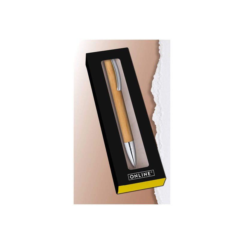 4014421361226-Online - Stylo Bille Vision Nature Maple Bois et Métal avec Boîte Cadeau-P_405261793_4-3