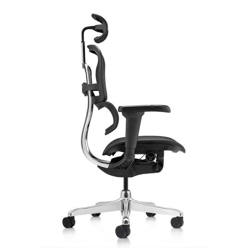 3700339994090-Fauteuil de bureau ERGOHUMAN Ultra - Assise résille - noir--2