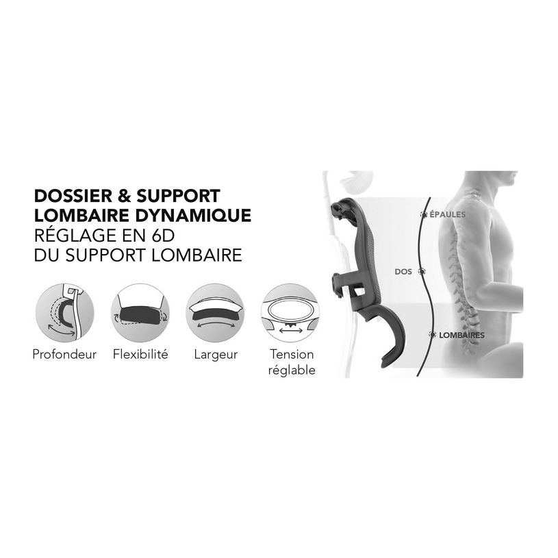 3700339994090-Fauteuil de bureau ERGOHUMAN Ultra - Assise résille - noir--9