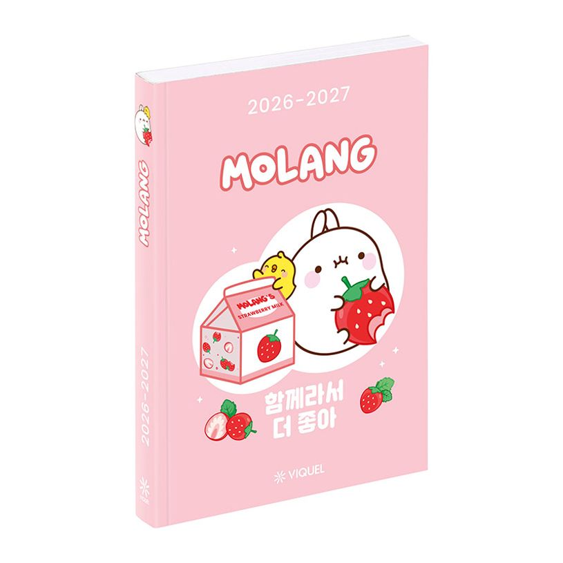 3135250907773- Agenda Scolaire Molang – 12 x 17 cm – Assorti – Viquel--1