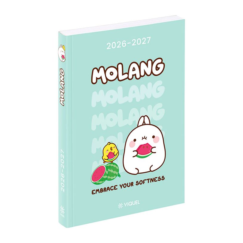 3135250907773- Agenda Scolaire Molang – 12 x 17 cm – Assorti – Viquel--2