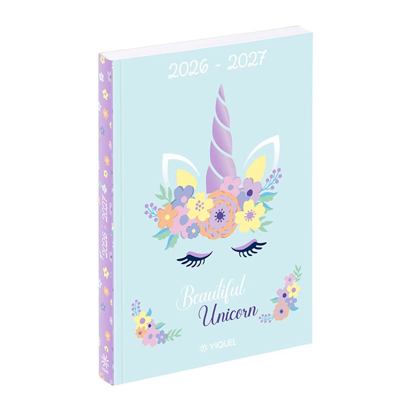 3135250907001-Agenda Licorne – 12 x 17 cm – Assorti – Viquel--2