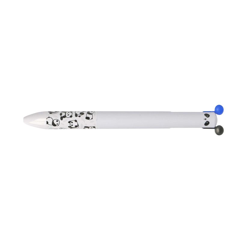 4014421820822-Stylo bille 2 en 1 Animal White--1