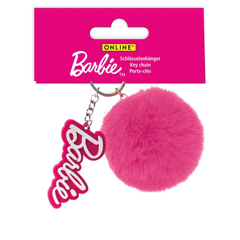 4014421181442-Porte-clés Barbie Pompom--2