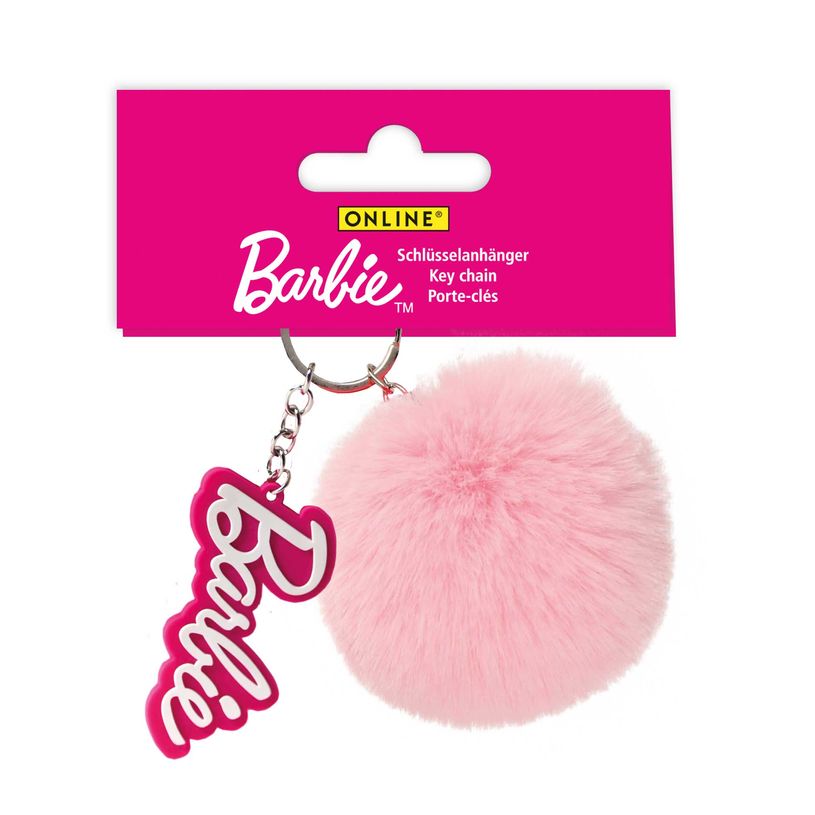 4014421181442-Porte-clés Barbie Pompom--3