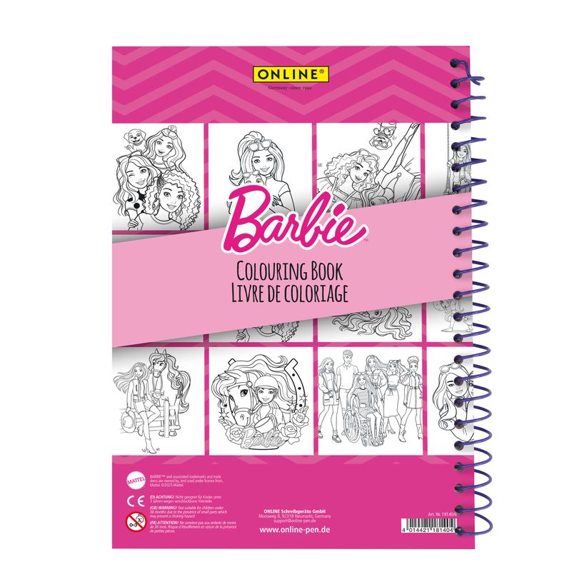 4014421181404-Livre de coloriage Barbie--1