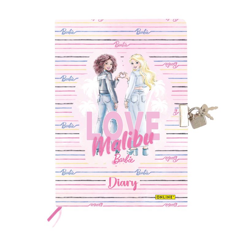 4014421181268-Diary/Cadenas Barbie--0