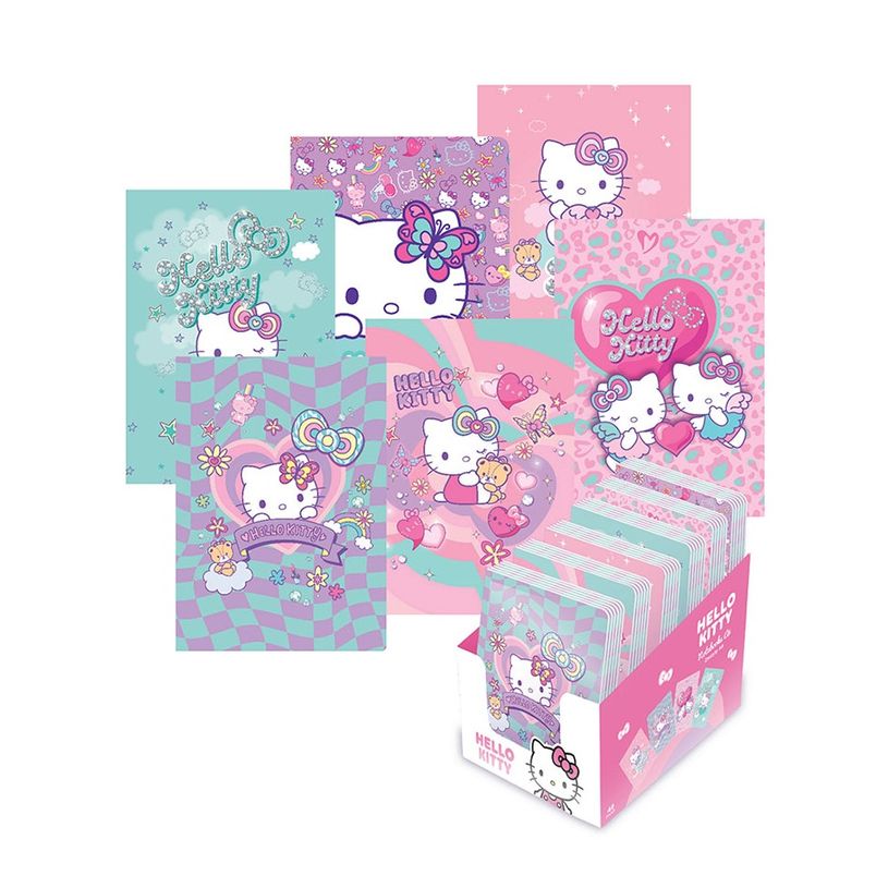 5907360014737-Coolpack - Cahier 3D Hello kitty - 32 pages - A6 - rose pastel--0