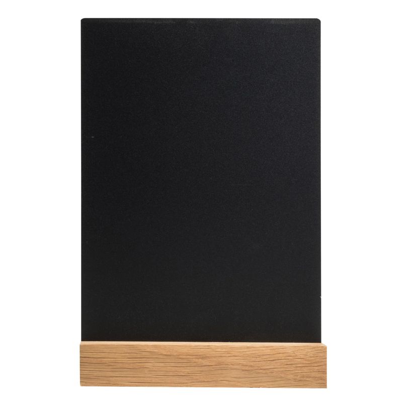 9002493852402-Support en ardoire verticale avec socle en bois - A5 - 148x52x210 mm--0