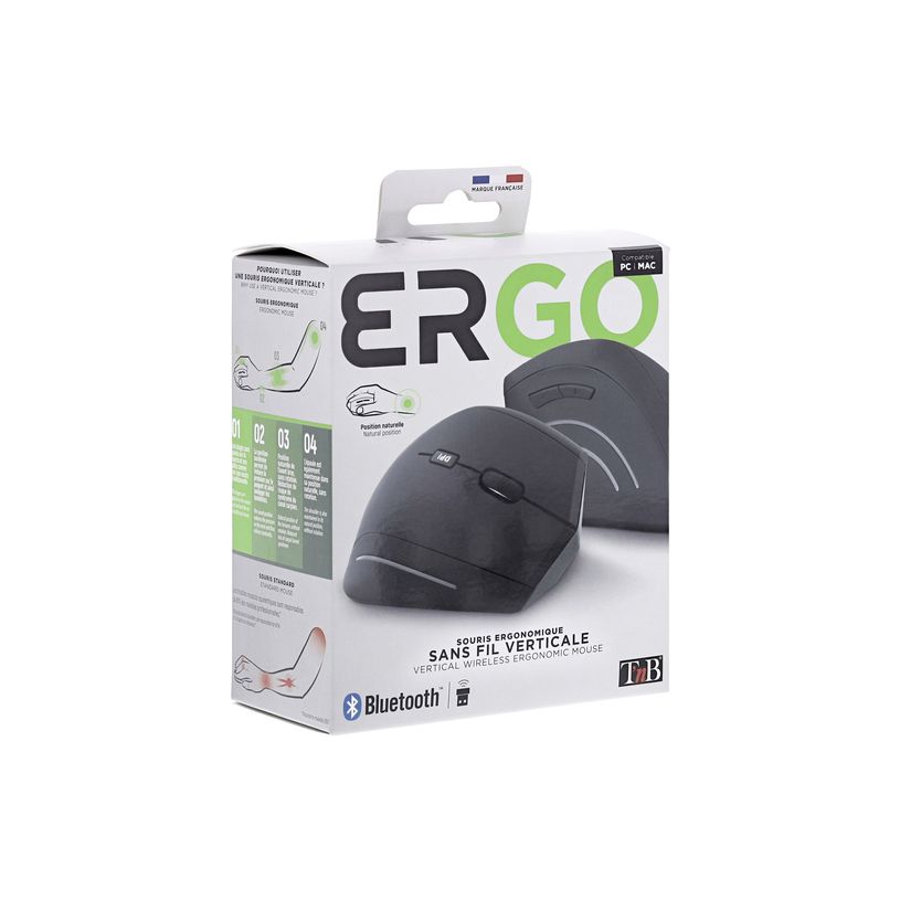 3303170121894-T'nB Ergo - Souris sans fil ergonomique verticale - rechargeable - double connexion Blueto-P_405262231_6-9