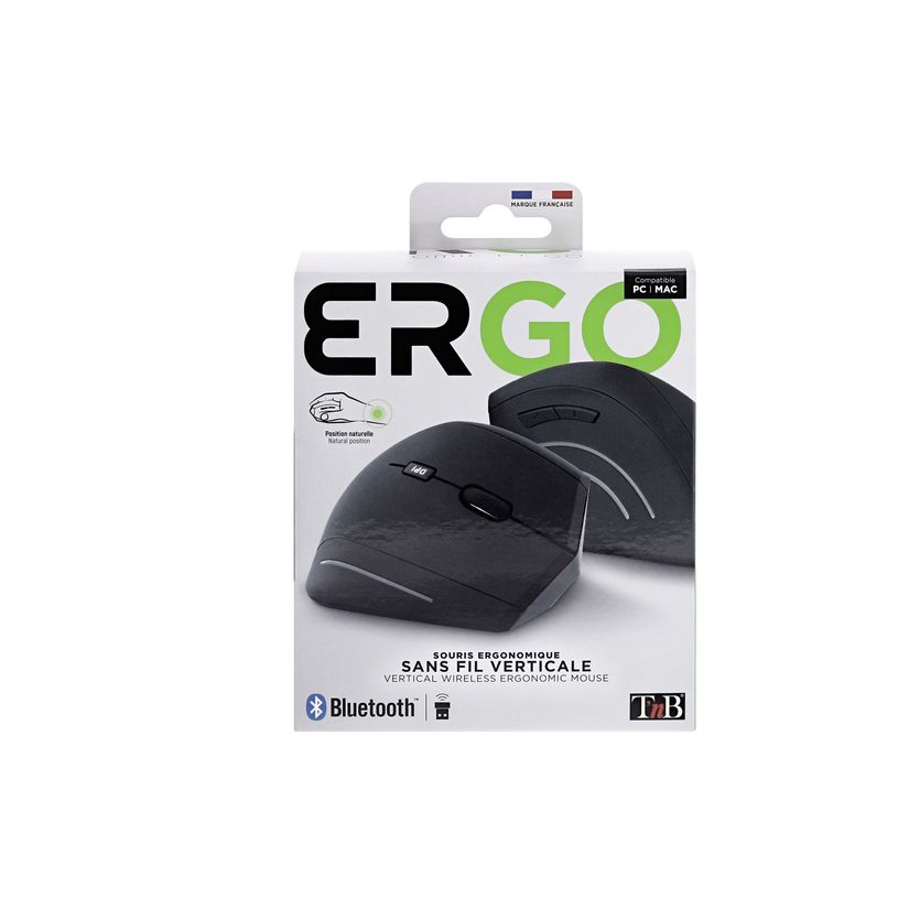 3303170121894-T'nB Ergo - Souris sans fil ergonomique verticale - rechargeable - double connexion Bluet-P_405262231_8-13