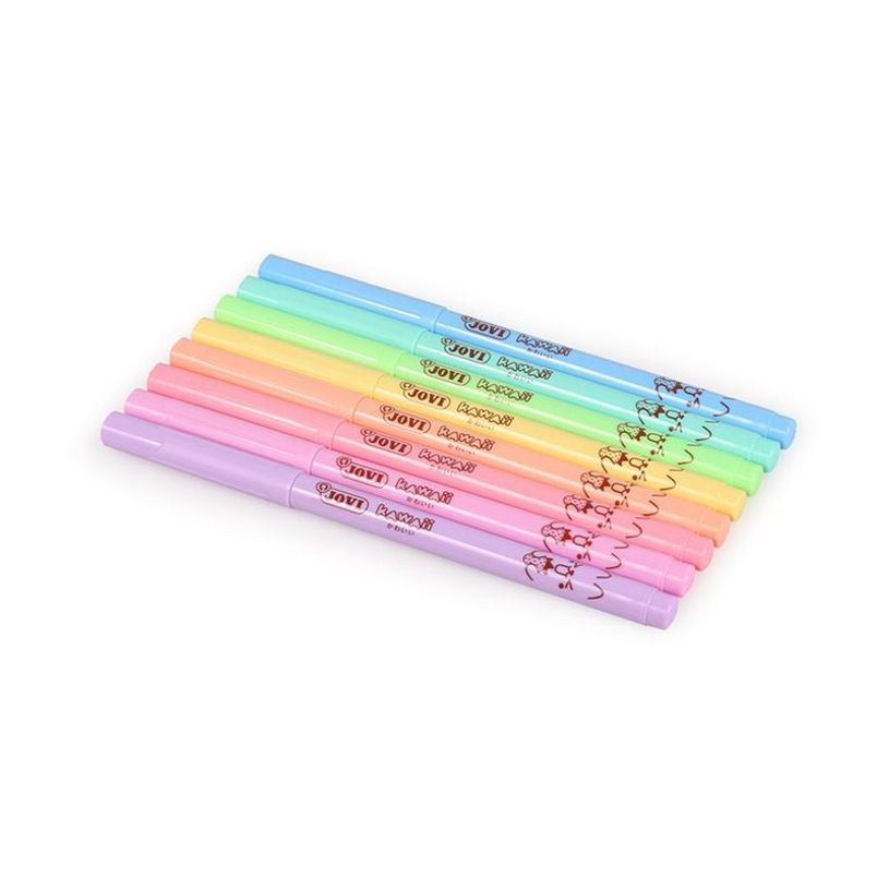 8412027035583-JOVI Kawaii - Marcador - colores surtidos - tinta al agua - 3 mm - medio (paquete de 8)-P_405262291_3-3