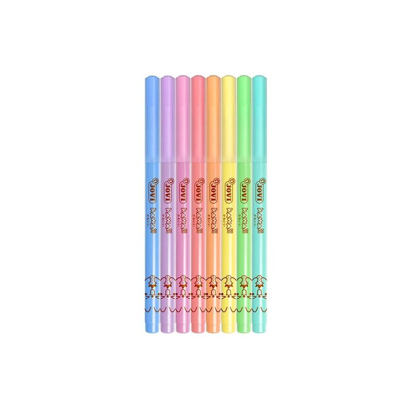 8412027035583-JOVI Kawaii - Marcador - colores surtidos - tinta al agua - 3 mm - medio (paquete de 8)-P_405262291_4-0