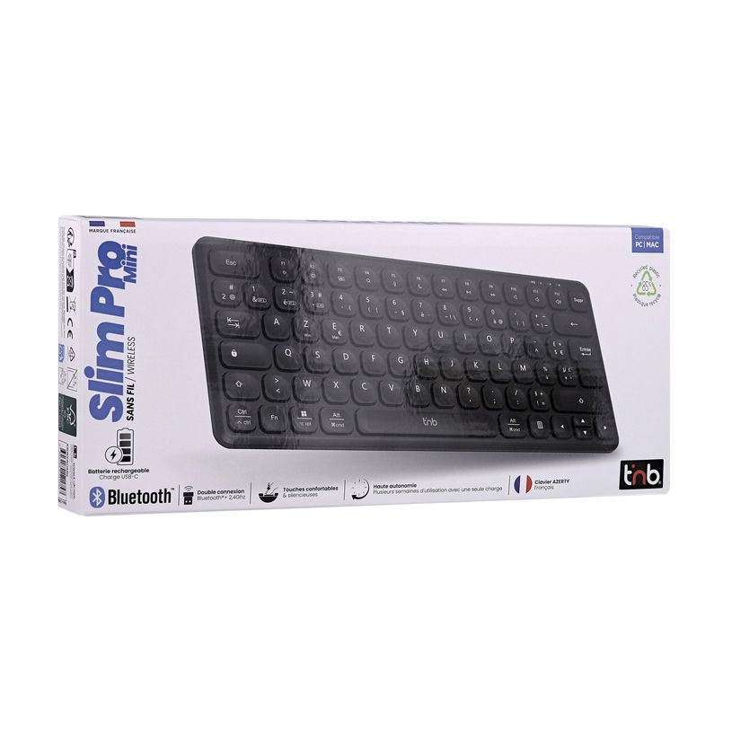 3303170121757-T'nB - Mini clavier sans fil - Bluetooth, 2.4 GHz - noir-P_405262319_7-4