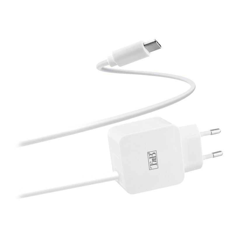 3303170088890-T'nB - Adaptateur secteur - câble intégré - 12 W - 2.4 A - Fast Charge (USB-C)-P_405262327_1-2