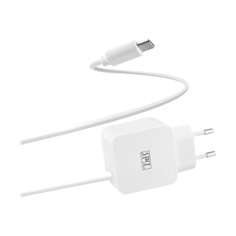 3303170088890-T'nB - Adaptateur secteur - câble intégré - 12 W - 2.4 A - Fast Charge (USB-C)-P_405262327_3-0