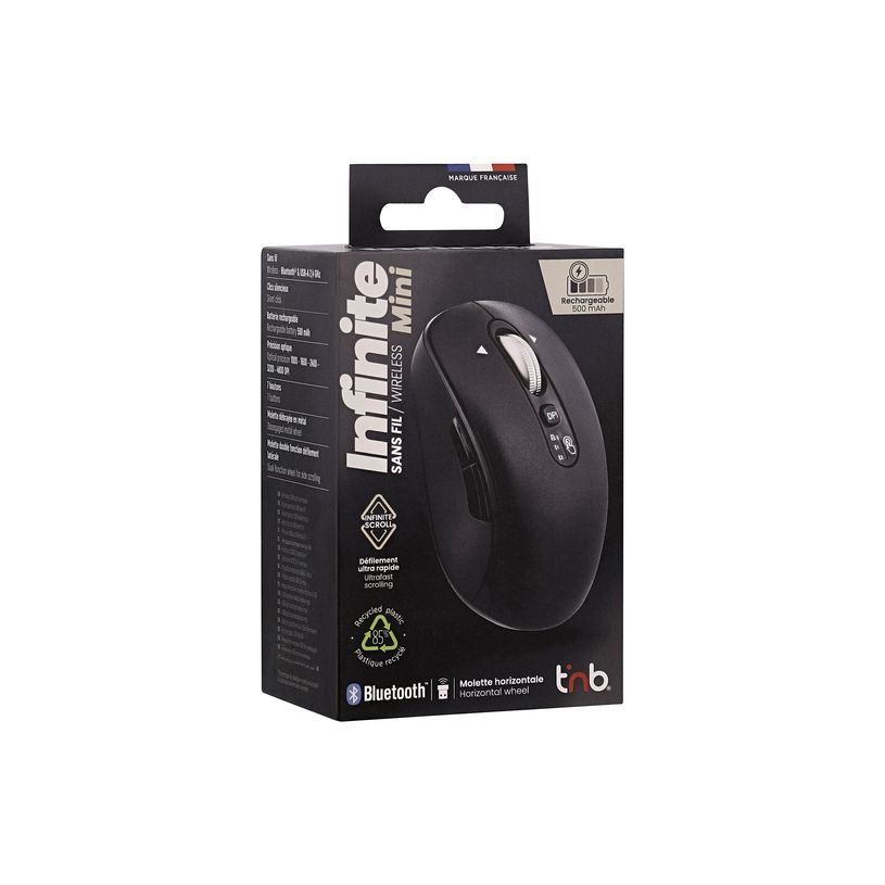 3303170123645-T'nB INFINITE MINI - Souris sans fil ergonomique - rechargeable - 7 boutons - noir-P_405262333_2-1