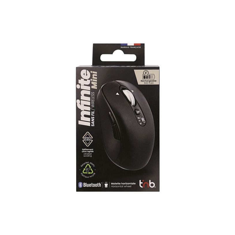 3303170123645-T'nB INFINITE MINI - Souris sans fil ergonomique - rechargeable - 7 boutons - noir-P_405262333_3-5