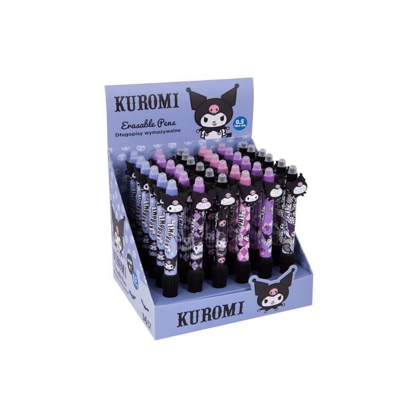 5907360013853-CoolPack Click Kuromi - Stylo à bille - kuromi - non permanent - bleu - 0.5 mm - avec gom-P_405262482_3-0